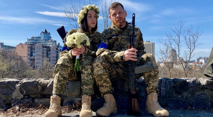 Ukraine.  Kiews Verlobter Wjatscheslaw ist gestorben.