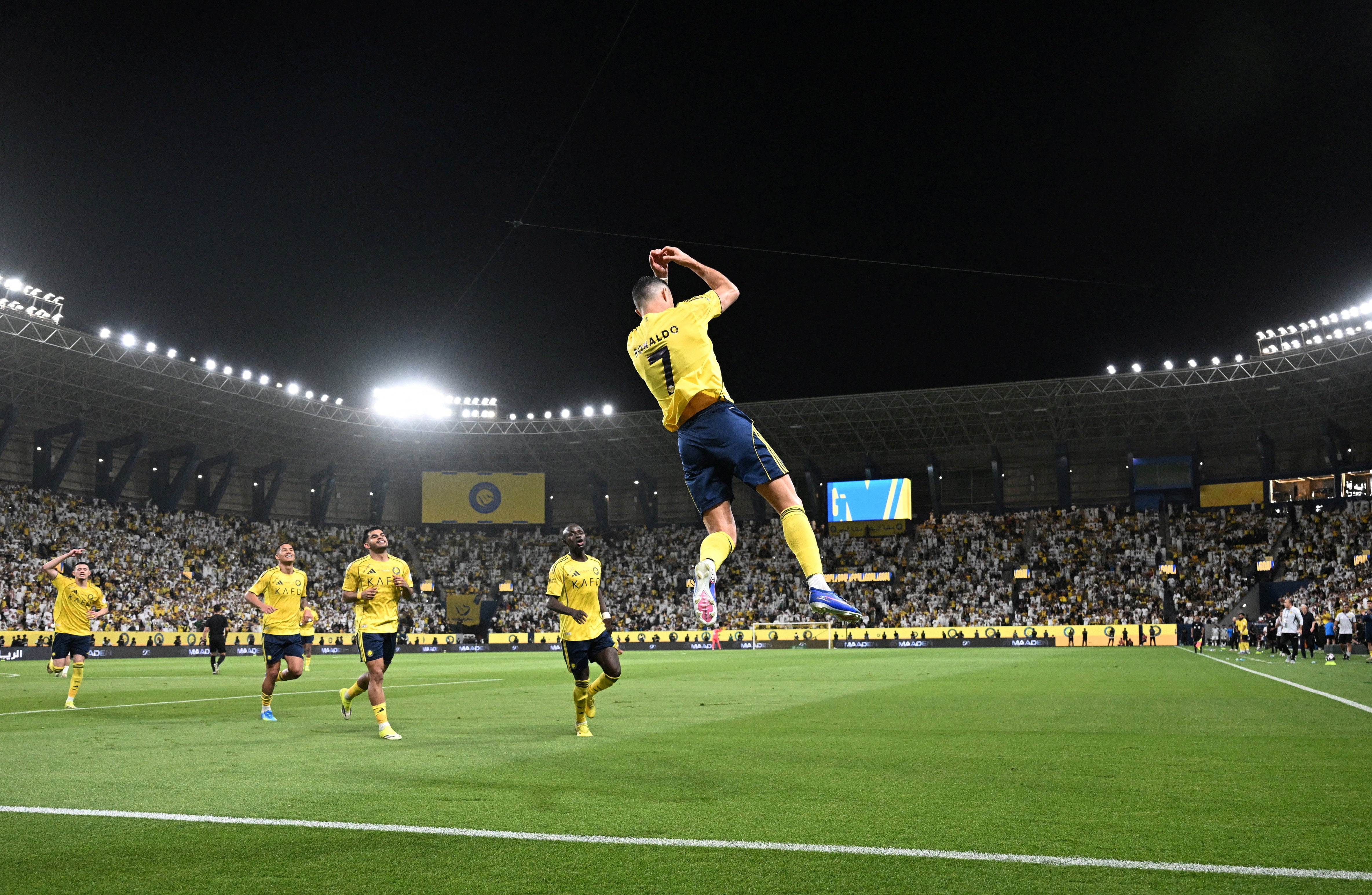 Cristiano Ronaldo e João Félix marcam na vitória do Al Nassr de Jorge Jesus