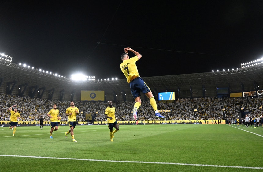 Imagem de Cristiano Ronaldo e João Félix marcam na vitória do Al Nassr de Jorge Jesus