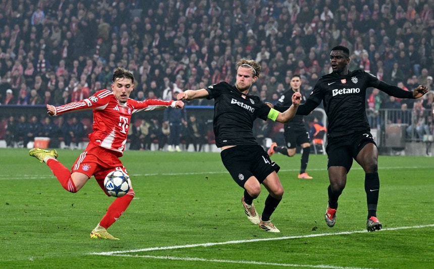 Sporting perde no terreno do Bayern Munique