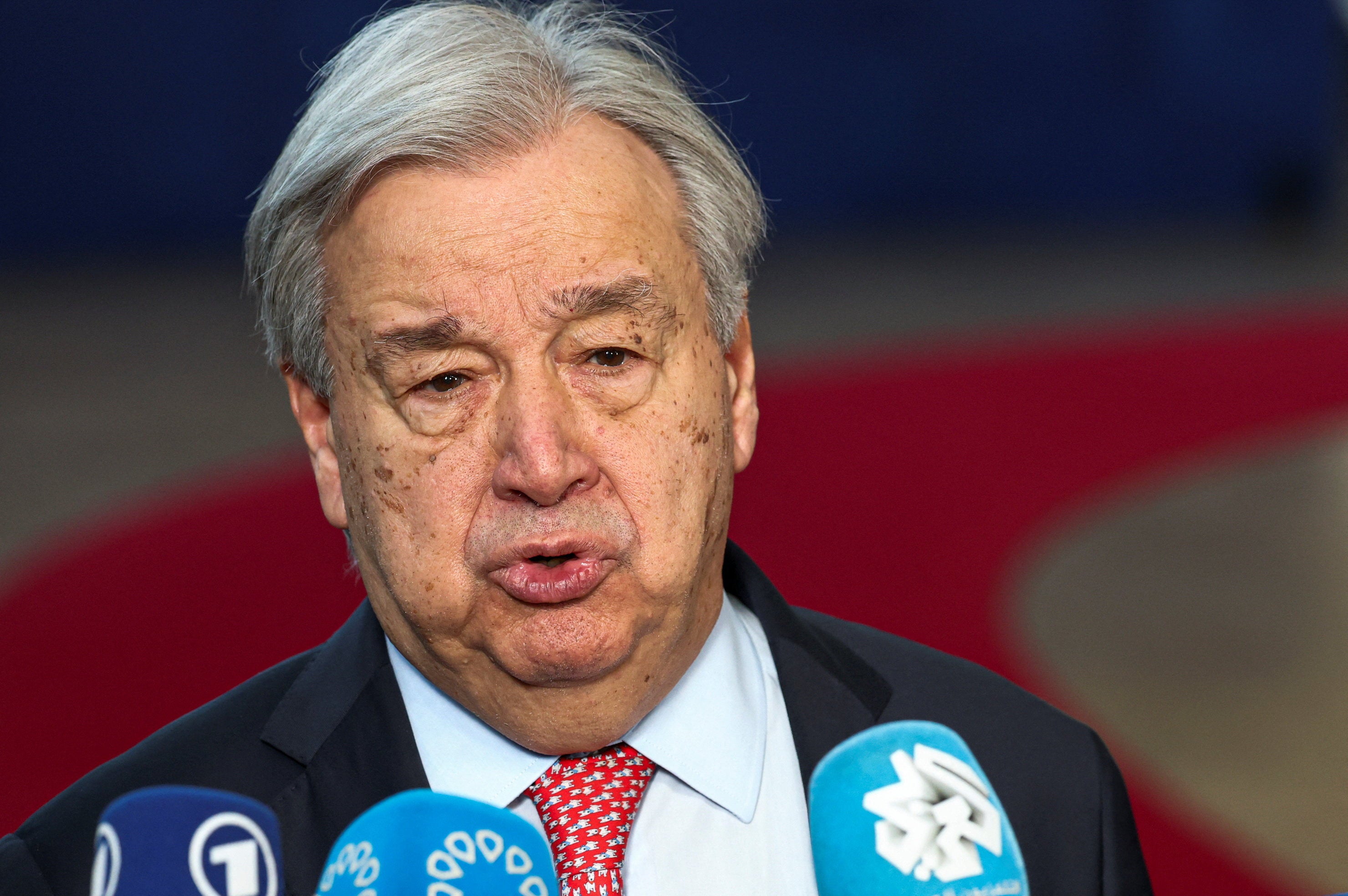 Guterres deixa mensagens a Estados Unidos, Israel e Irão em Bruxelas