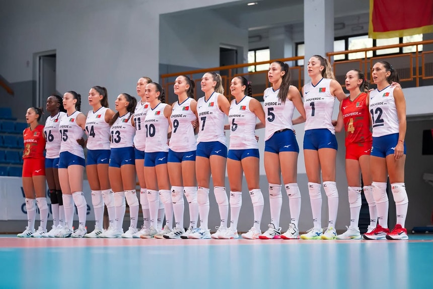 Portugal perde com Azerbaijão na estreia no Europeu feminino de voleibol