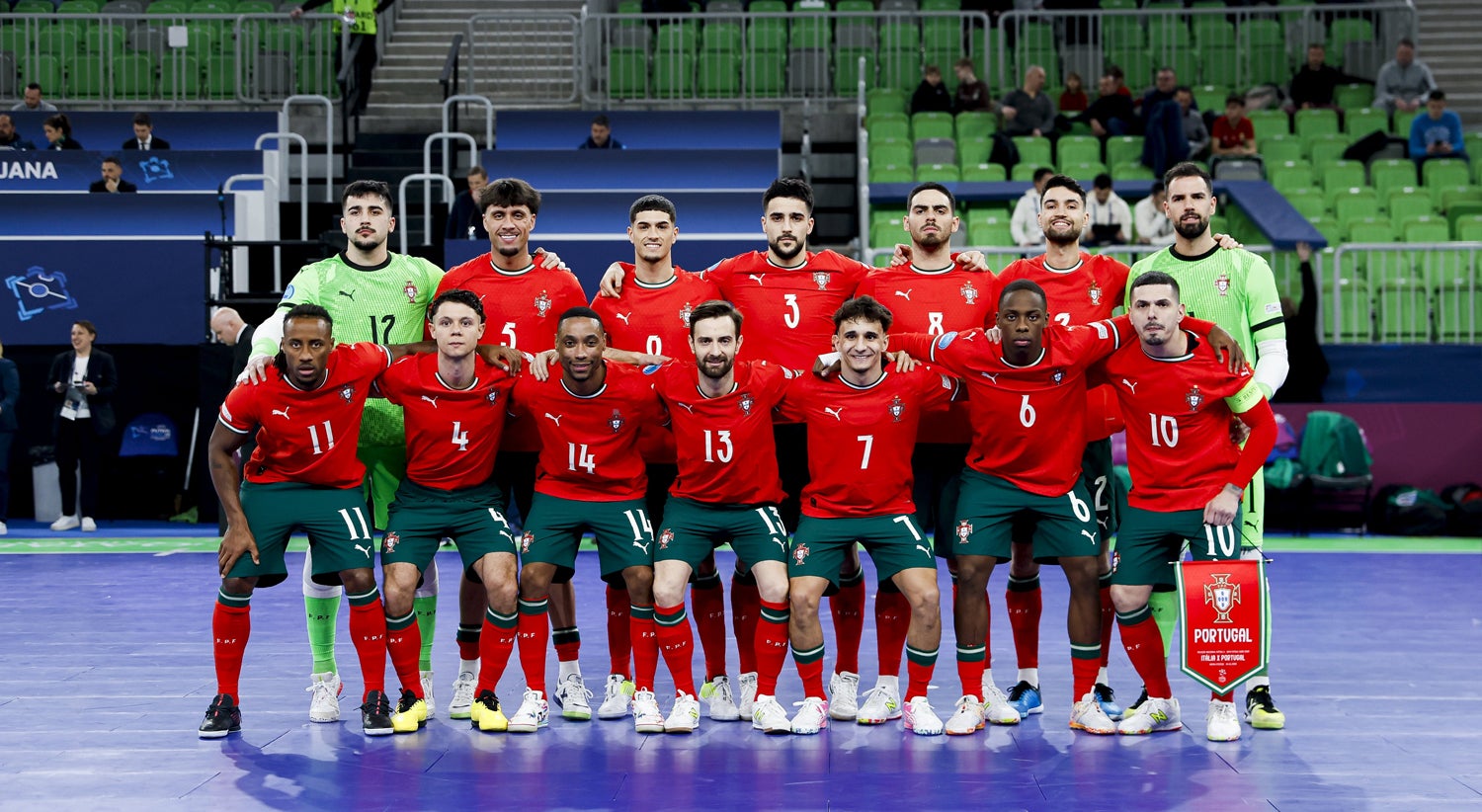 Portugal face Poland in the European Futsal Championship