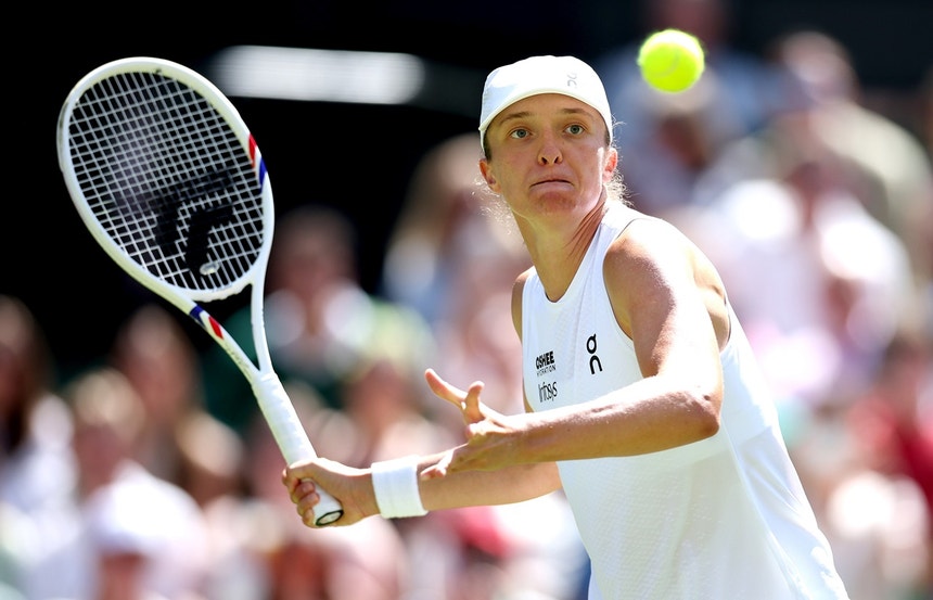 Imagem de Wimbledon: Iga Swiatek segue para a terceira ronda