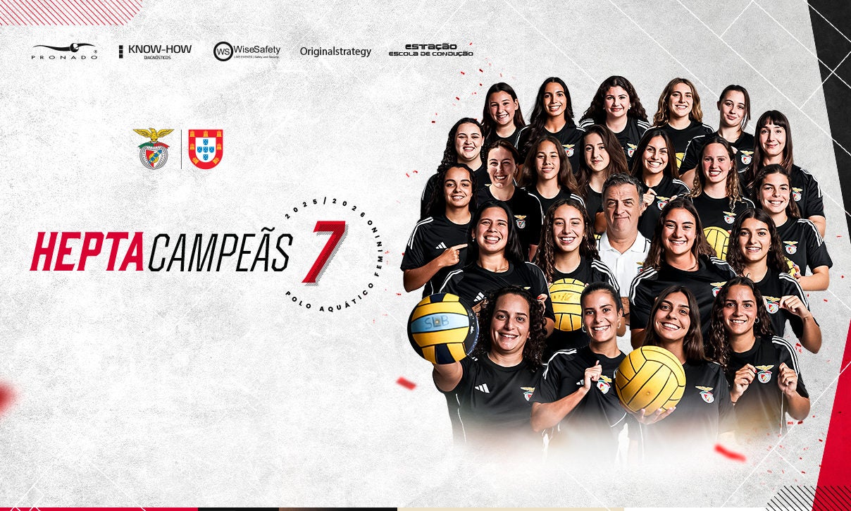 Benfica é heptacampeão de polo aquático feminino