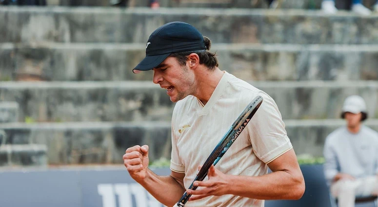 Imagem de Jaime Faria derrotado na final do torneio de ténis de Mauthausen