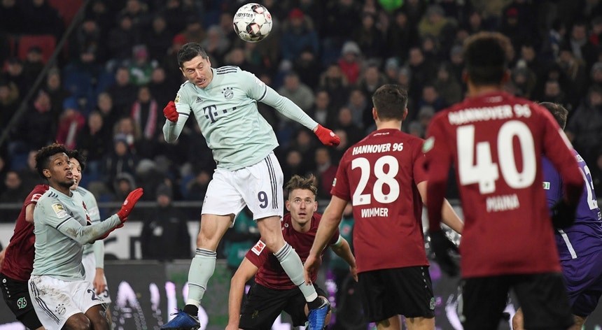 Lewandowski faturou para o Bayern
