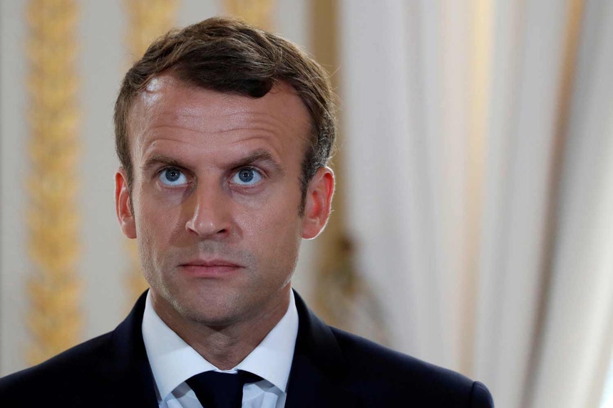 Emmanuel Macron em 2017
