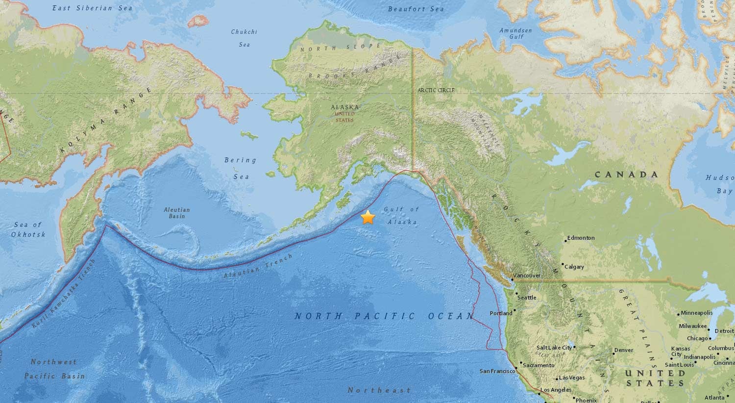 Imagem: Servi&ccedil;o Geol&oacute;gico dos EUA. 