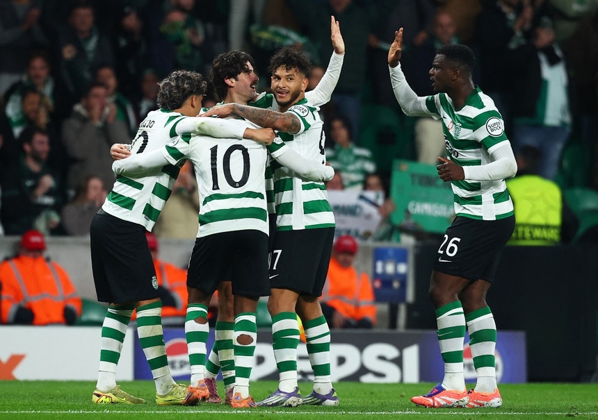 Imagem de Sporting com vitória categórica sobre Brugge