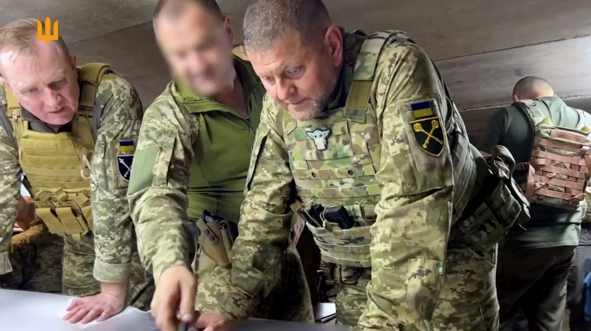 Comandante das Forças Armadas da Ucrânia, Valeriy Zaluzhnyi 
