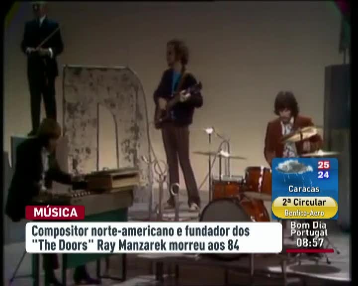 Ray Manzarek, tecladista do The Doors, morre aos 74 anos