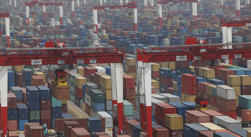 A China tem dito várias vezes que pode resistir a uma guerra comercial melhor do que os EUA
