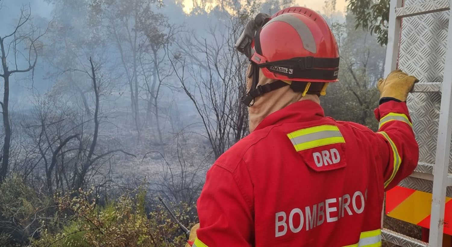 Incêndio deflagrou em Santana da Serra, concelho de Ourique