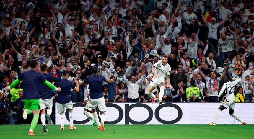 Liga dos Campeões. Real Madrid carimba nova final da maior competição europeia