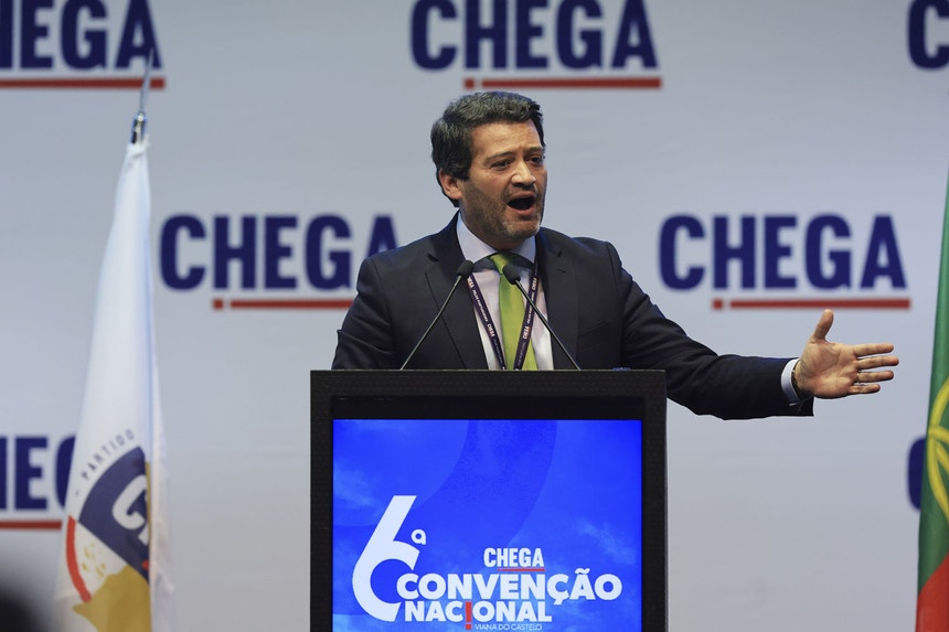 André Ventura na 6ª convenção nacional do Chega
