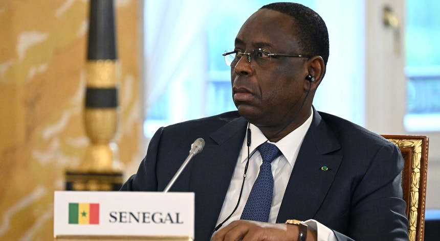 Senegaleses protestam em Lisboa contra presença do presidente Macky Sall