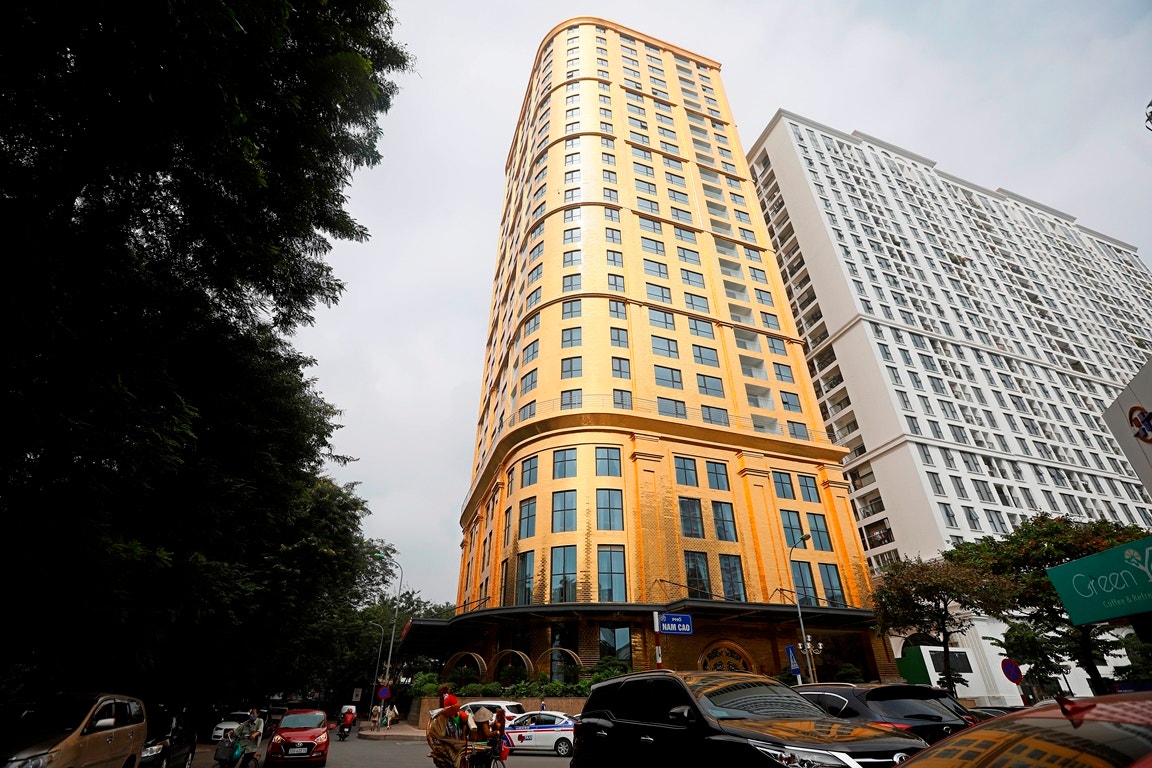  Fachada banhada a outro, 120 mil metro quadrados | Luong Thai Linh - EPA 