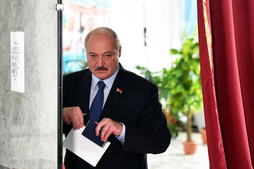 Alexandre Lukachenko, Presidente da Bielorrússia desde 1994, candidatou-se a um sexto mandato em 09 de agosto de 2020 Foto Reuters