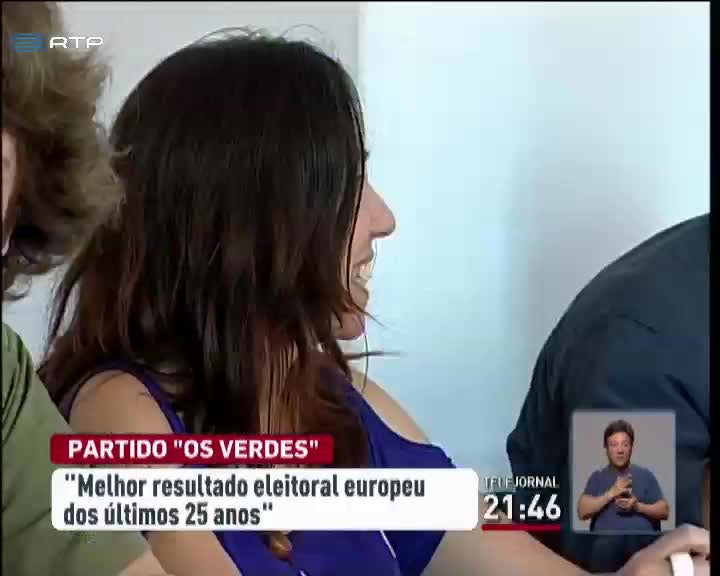 Partido "Os Verdes" satisfeito com os resultados das Europeias