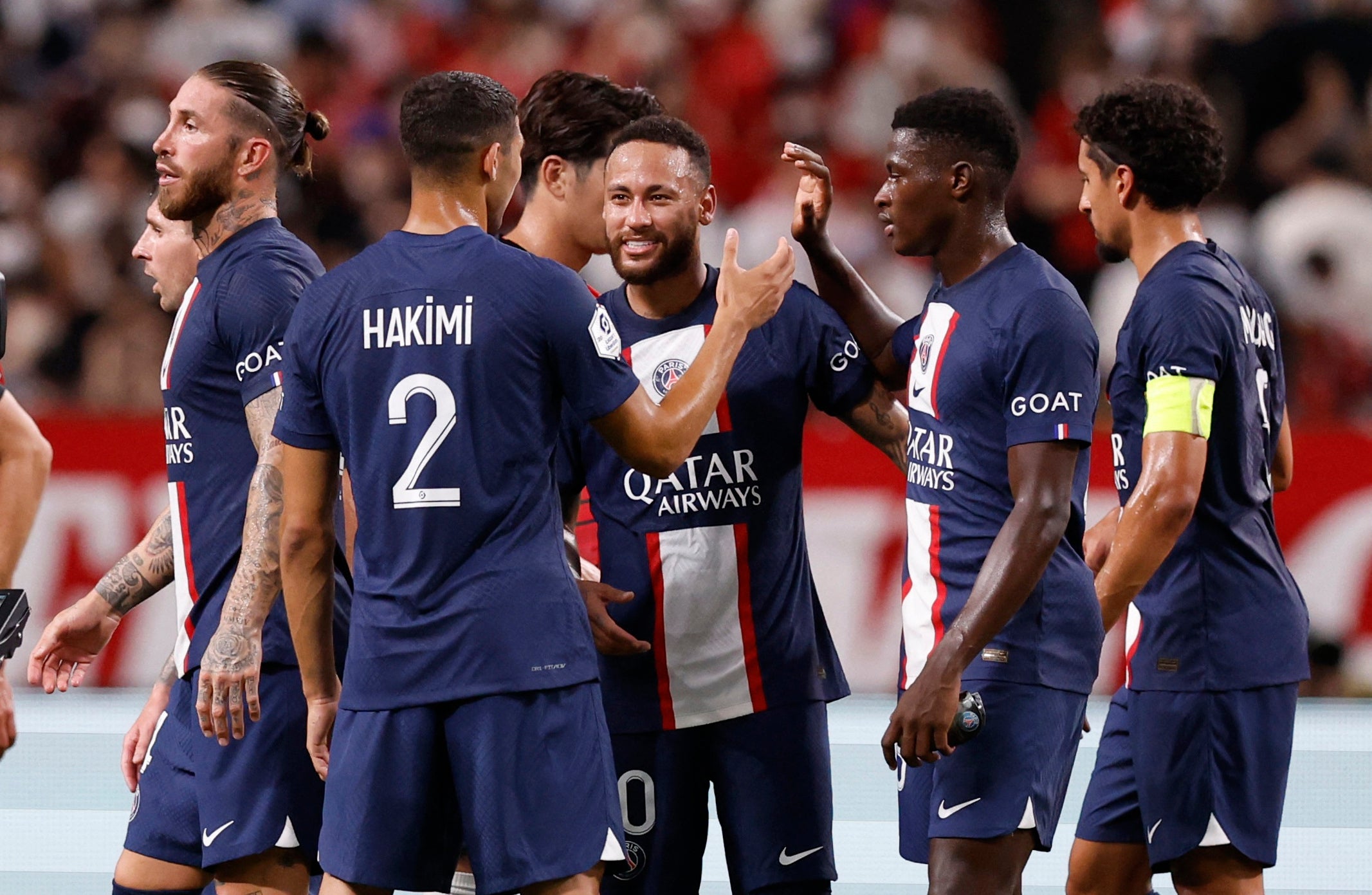 Paris Saint-Germain, Com Nuno Mendes E Vitinha No `onze`, Conquista ...