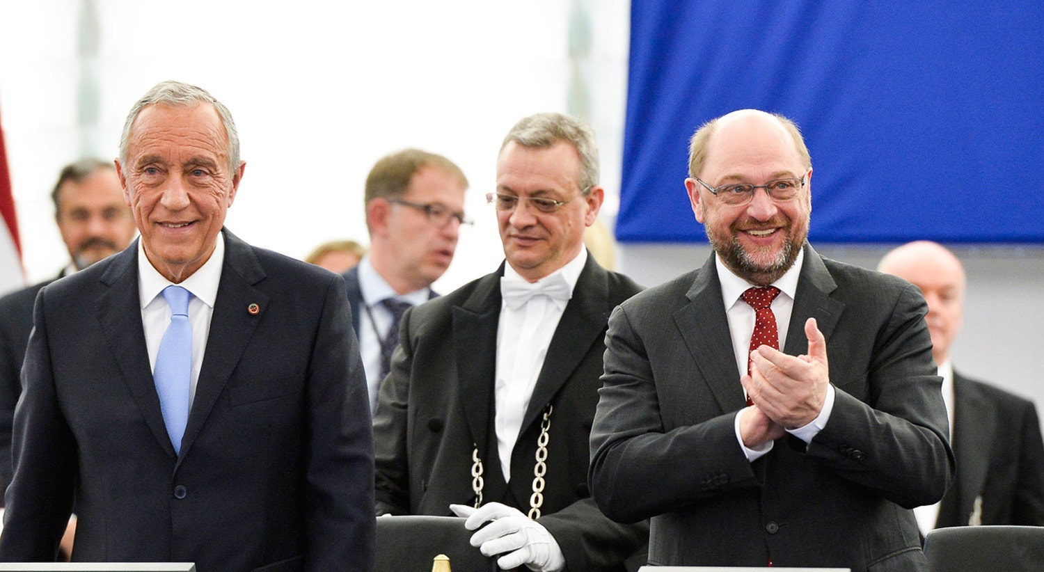  Visita oficial do Presidente da Rep&uacute;blica Marcelo Rebelo de Sousa ao Parlamento Europeu em 2016 / Fonte: Parlamento Europeu 