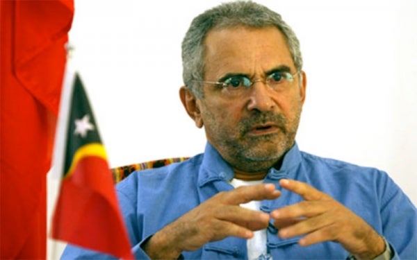 Ramos-Horta, porta-voz da resist&ecirc;ncia timorense junto da ONU Foto DR