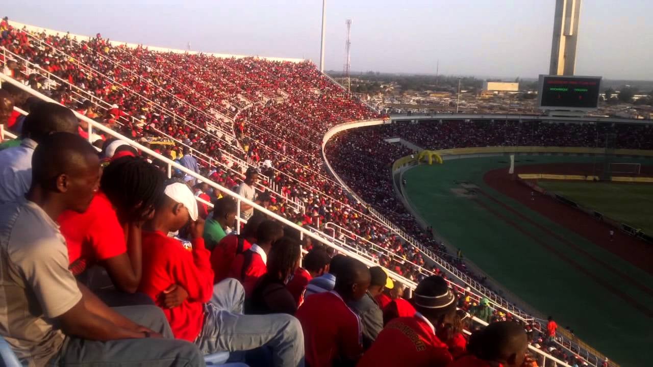 CAF chumba principais estádios moçambicanos