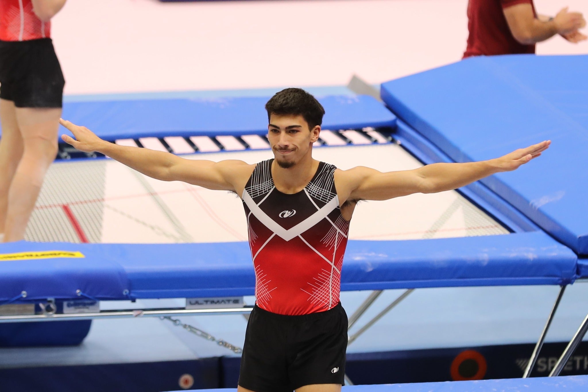 Gabriel Albuquerque becomes European vice-champion in individual trampoline