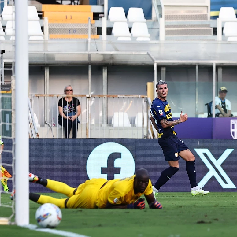 O Parma caiu frente ao Palermo
