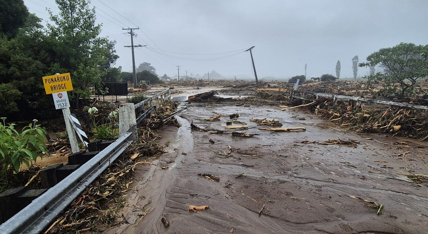 Imagem ilustrativa: Vários desaparecidos. Mau tempo causa deslizamento de terras na Nova Zelândia