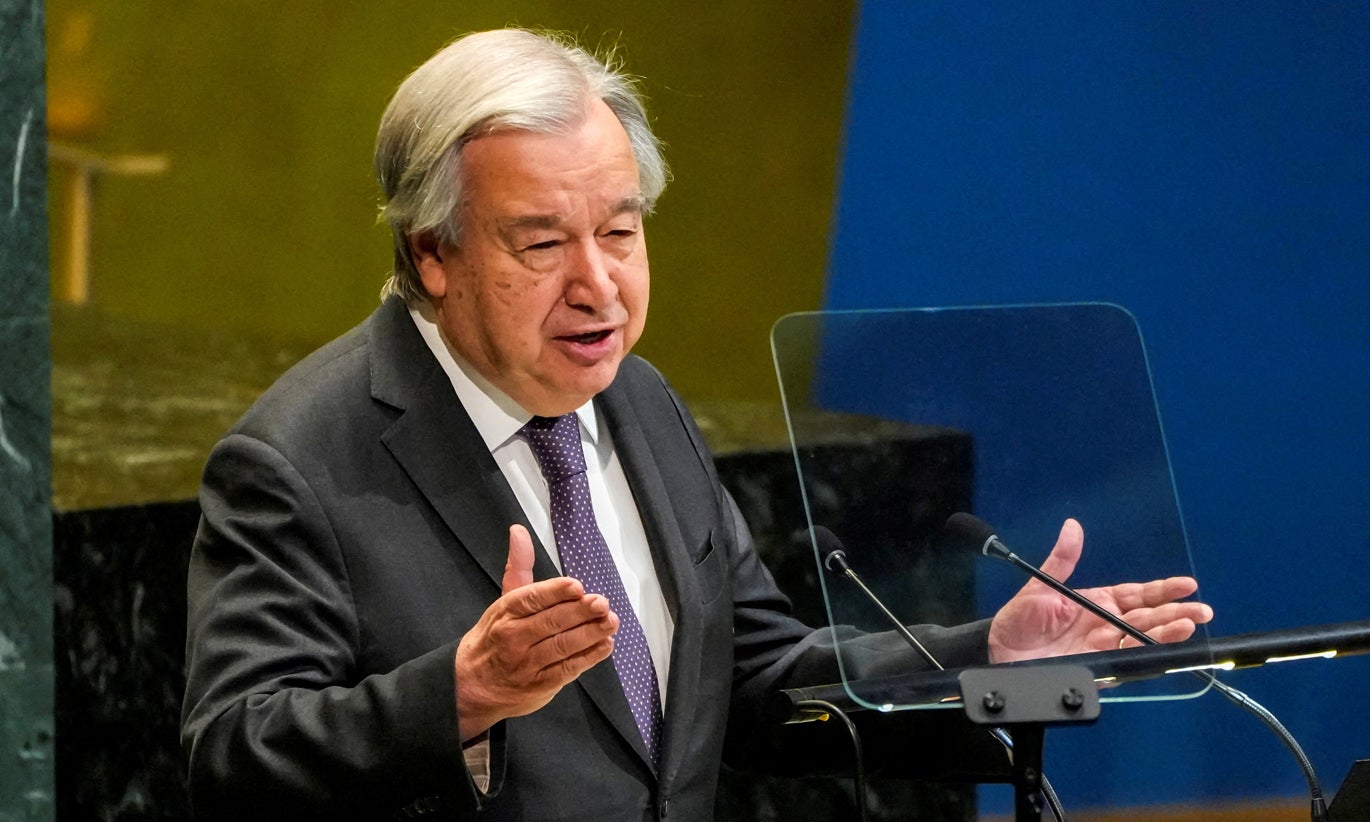 Guterres "profundamente preocupado" com escalada pede regres