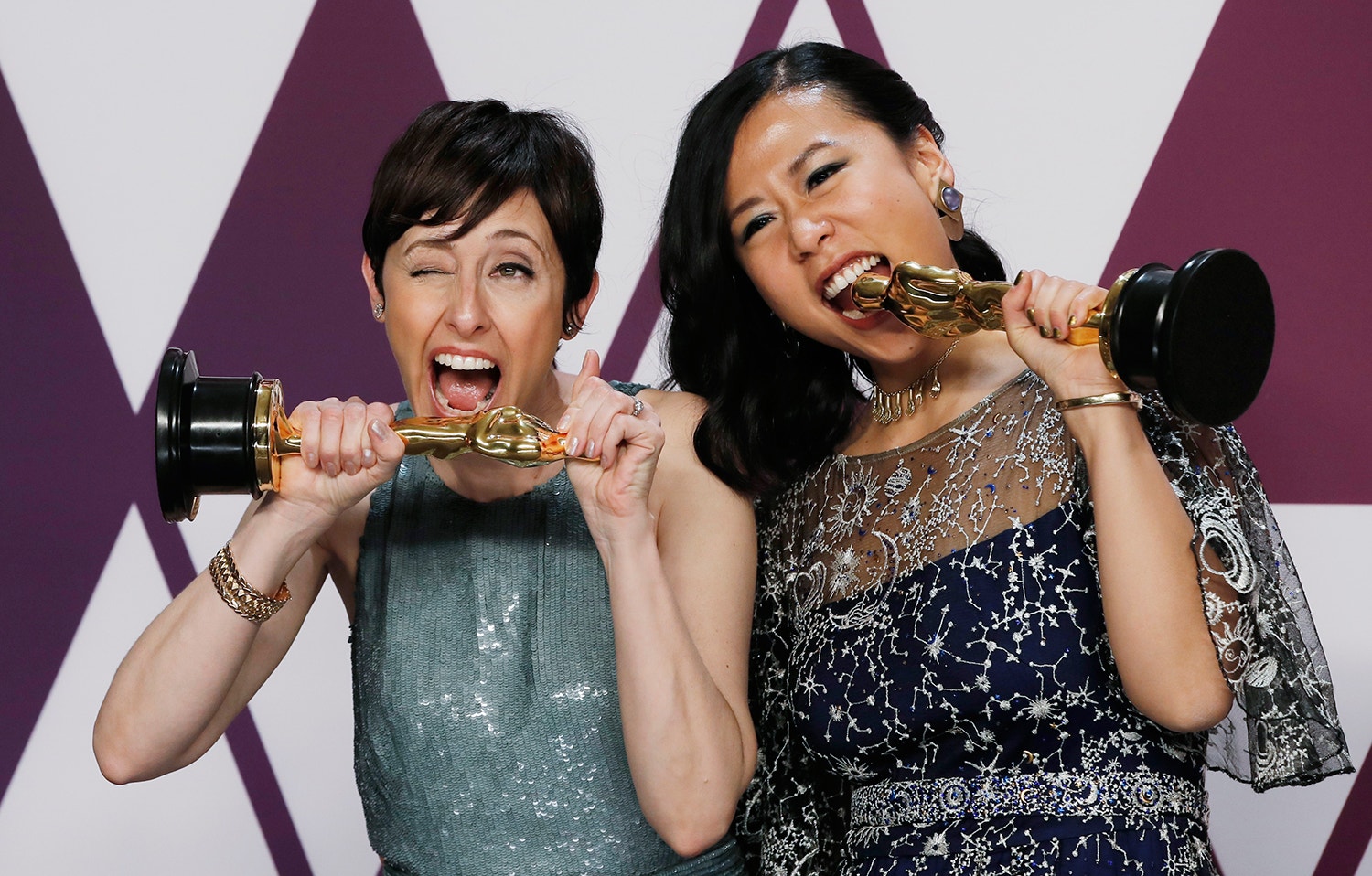  Domee Shi e Becky Neiman-Cobb /Mike Segar - Reuters 