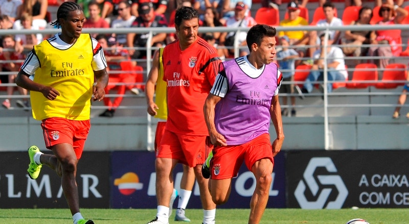 A equipa do Benfica prepara com determinação o jogo da Eusébio Cup
