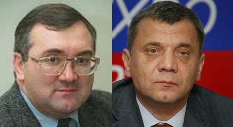 Ruslan Tsalikov (&agrave; esquerda) e Yuri Borisov (&agrave; direita) s&atilde;o os dois novos vice-ministros russos da Defesa