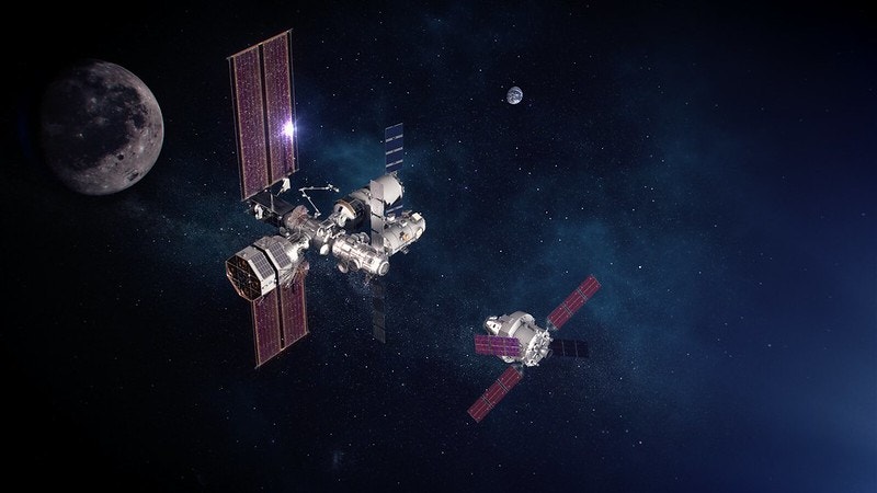  Esta&ccedil;&atilde;o Espacial Lunar de apoio aos astronautas - Miss&atilde;o Artemis / Cr&eacute;ditos: NASA/DR 