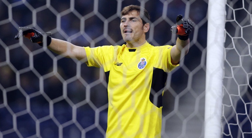 Casillas chegou esta época ao FC Porto vindo do Real Madrid, clube de sempre
