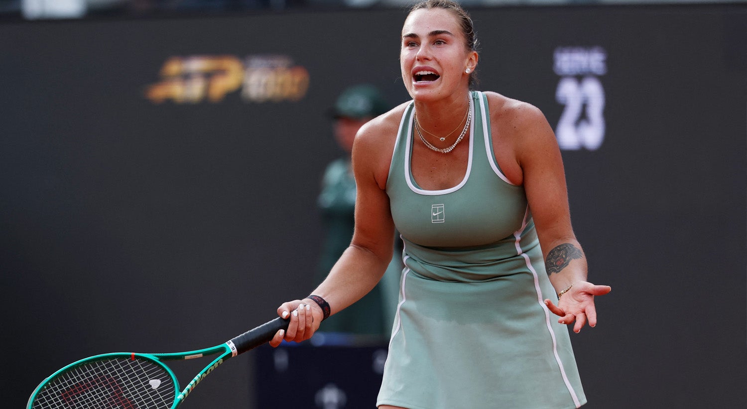 Sabalenka eliminada em Roma