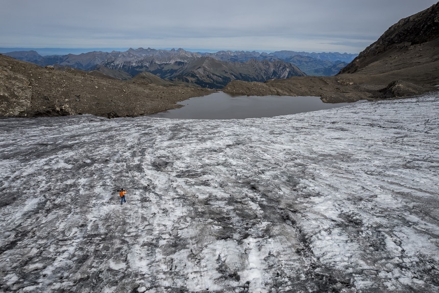 Imagem de Glaciares suíços a derreter e cada vez mais em risco