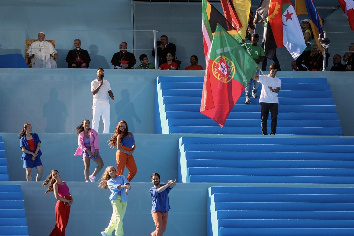  Cerim&oacute;nia de Acolhimento do papa | Andre Kosters - LUSA 