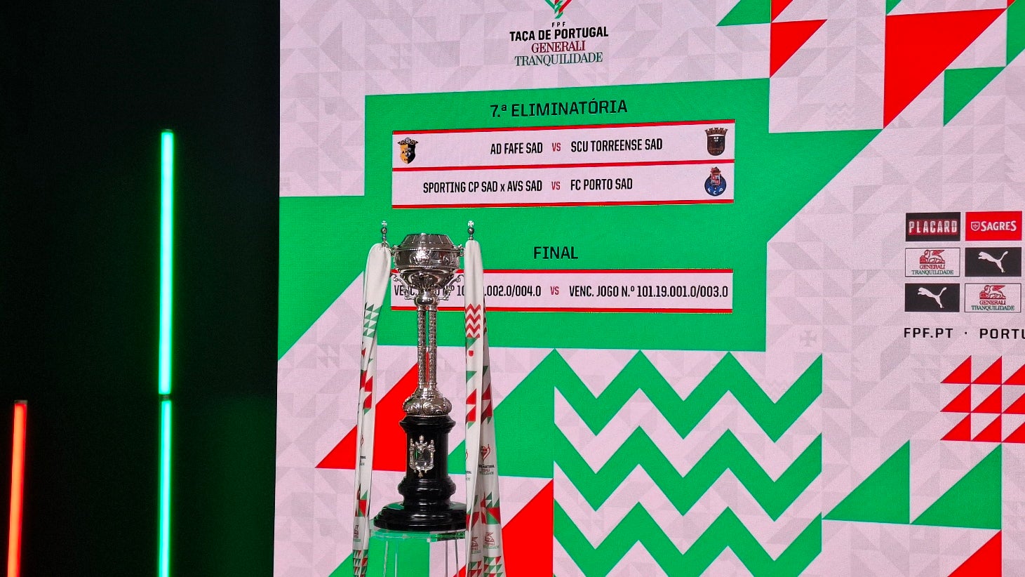 Cl�ssico � vista nas meias-finais da Ta�a de Portugal