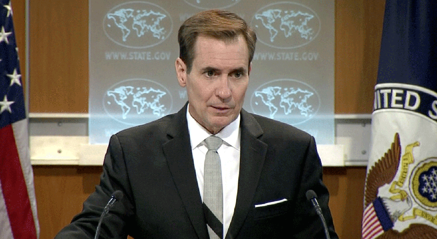 John Kirby, porta-voz do Departamento de estado dos EUA foto: Reuters John Kirby, porta-voz do Departamento de estado dos EUA foto: Reuters