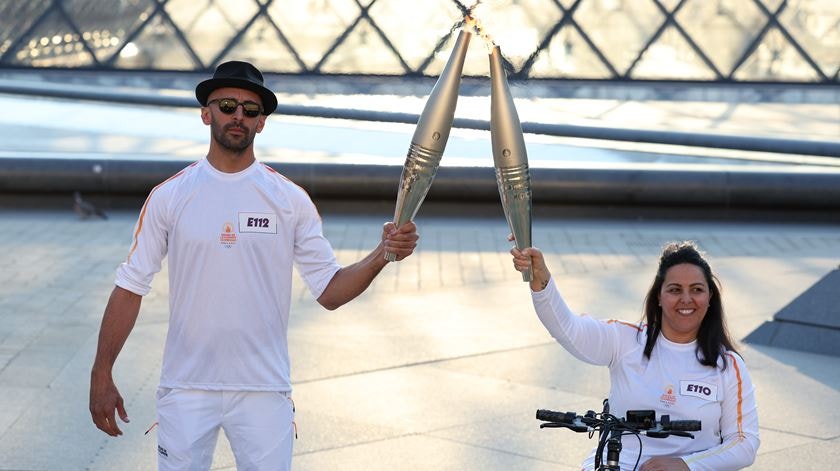 A chama olímpica já está em Paris
