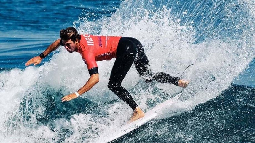 Guilherme Ribeiro está em bom plano nas águas da África do Sul
