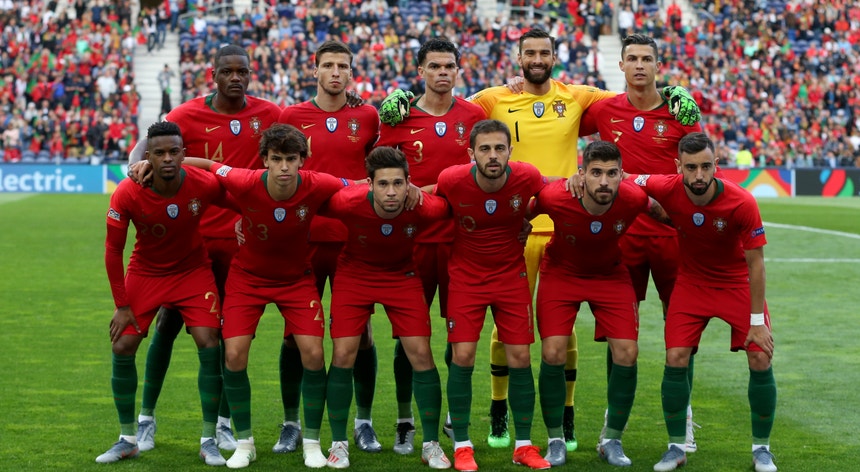Em 2019 foi esta a equipa das quinas que defendeu as cores nacionais, num dos jogos, da Liga das Nações

