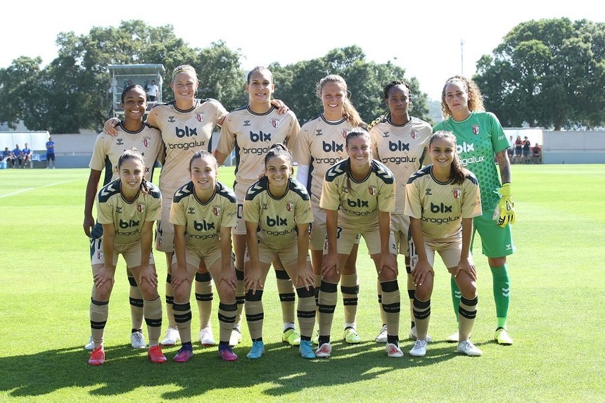 O SC Braga assegurou o terceiro lugar na supertaça feminina
