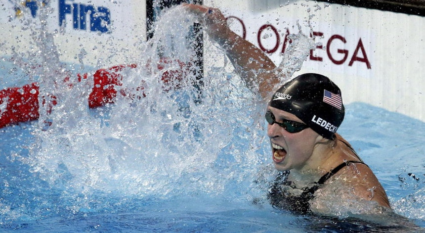 A nadadora norte-americana atravessa um excelente momento de forma e já soma 11 títulos mundiais
