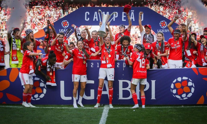 Futebol feminino: Benfica sobe para o 15.º lugar no ranking da UEFA