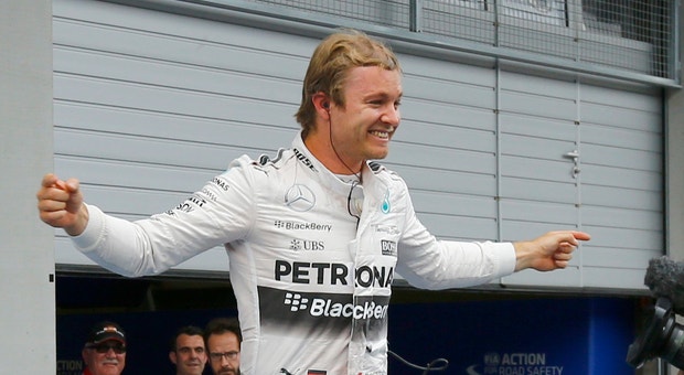 Nico Rosberg, Mercedes, vencedor na Áustria
