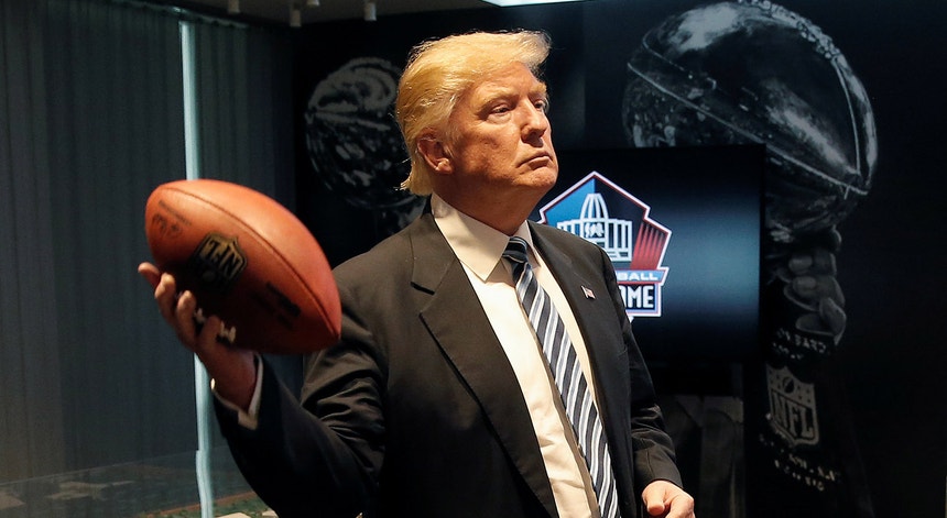 Donald Trump tem pressa de ver o desporto em ação
